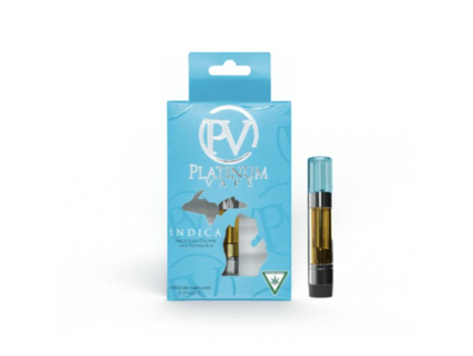Platinum Vape Platinum Churros (Indica) 510 Thread Cartridge 1g