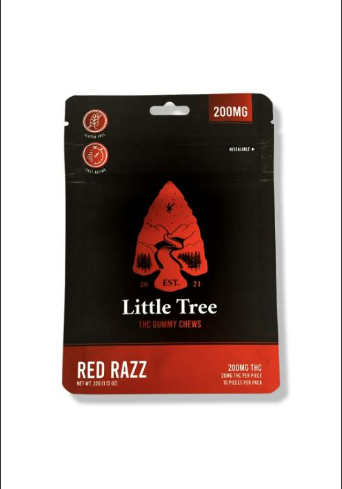 Red Razz Live Resin Gummies | 200mg | 10ct | 20mg/ea