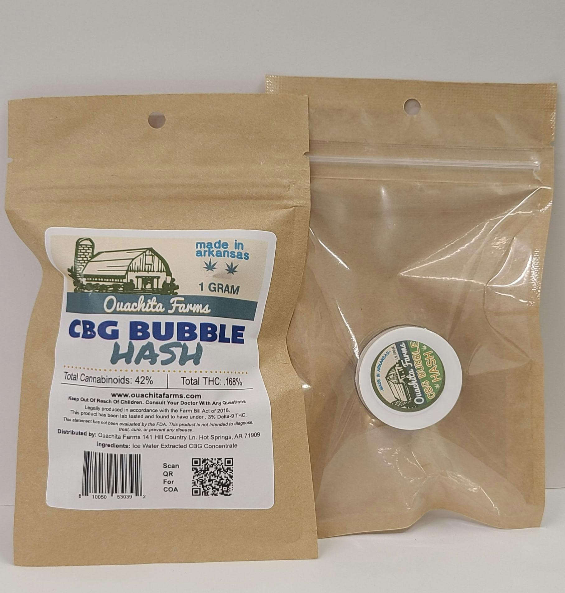 CBG Bubble Hash - Ouachita Farms *TAX INCLUDED*