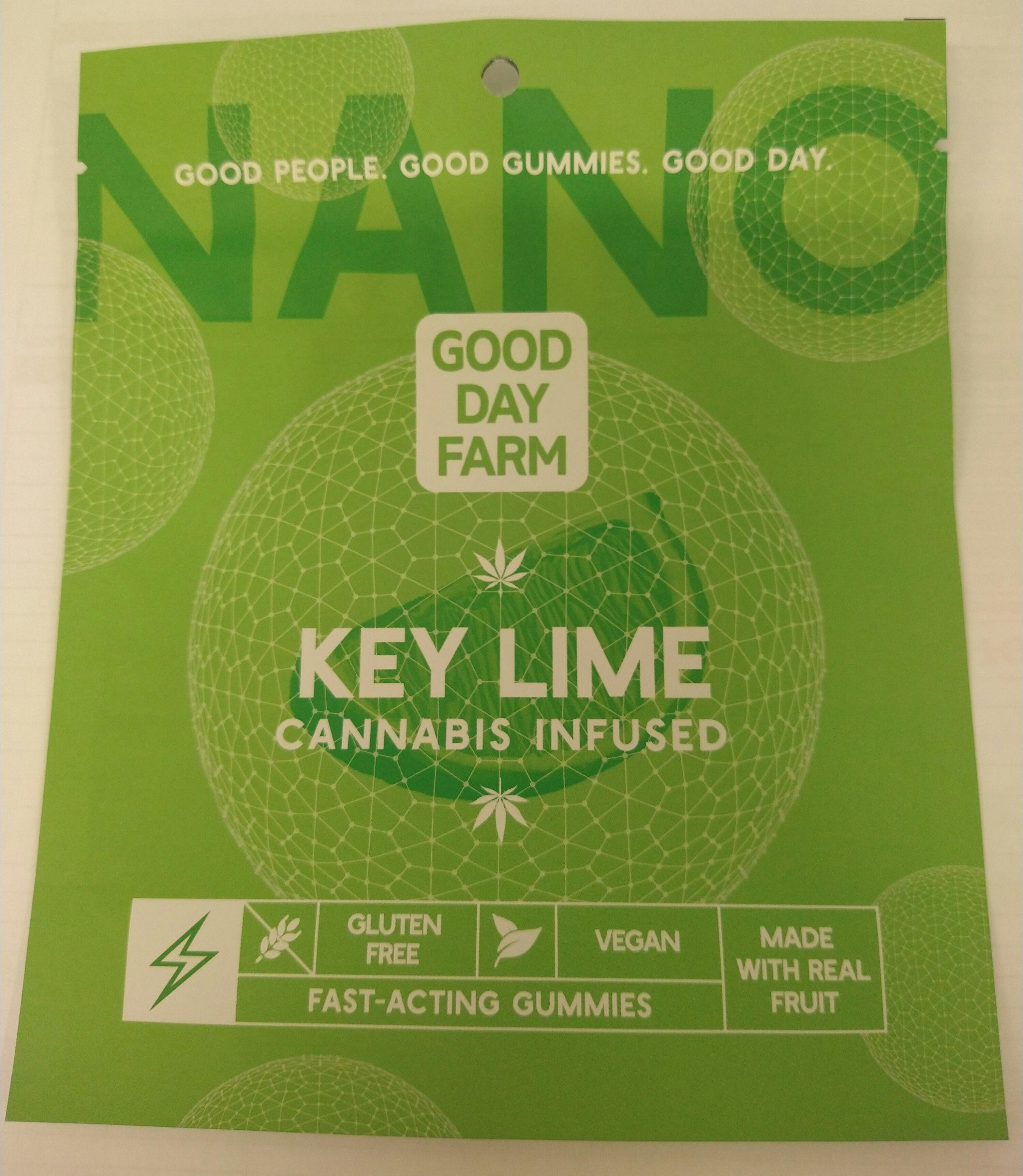 Nano Key Lime Gummies- GDF *TAX INCLUDED* at Spring River Dispensary