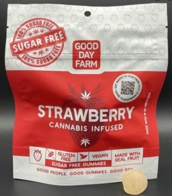 Strawberry Sugar Free Gummies -GDF *TAX INCLUDED* at Spring River Dispensary