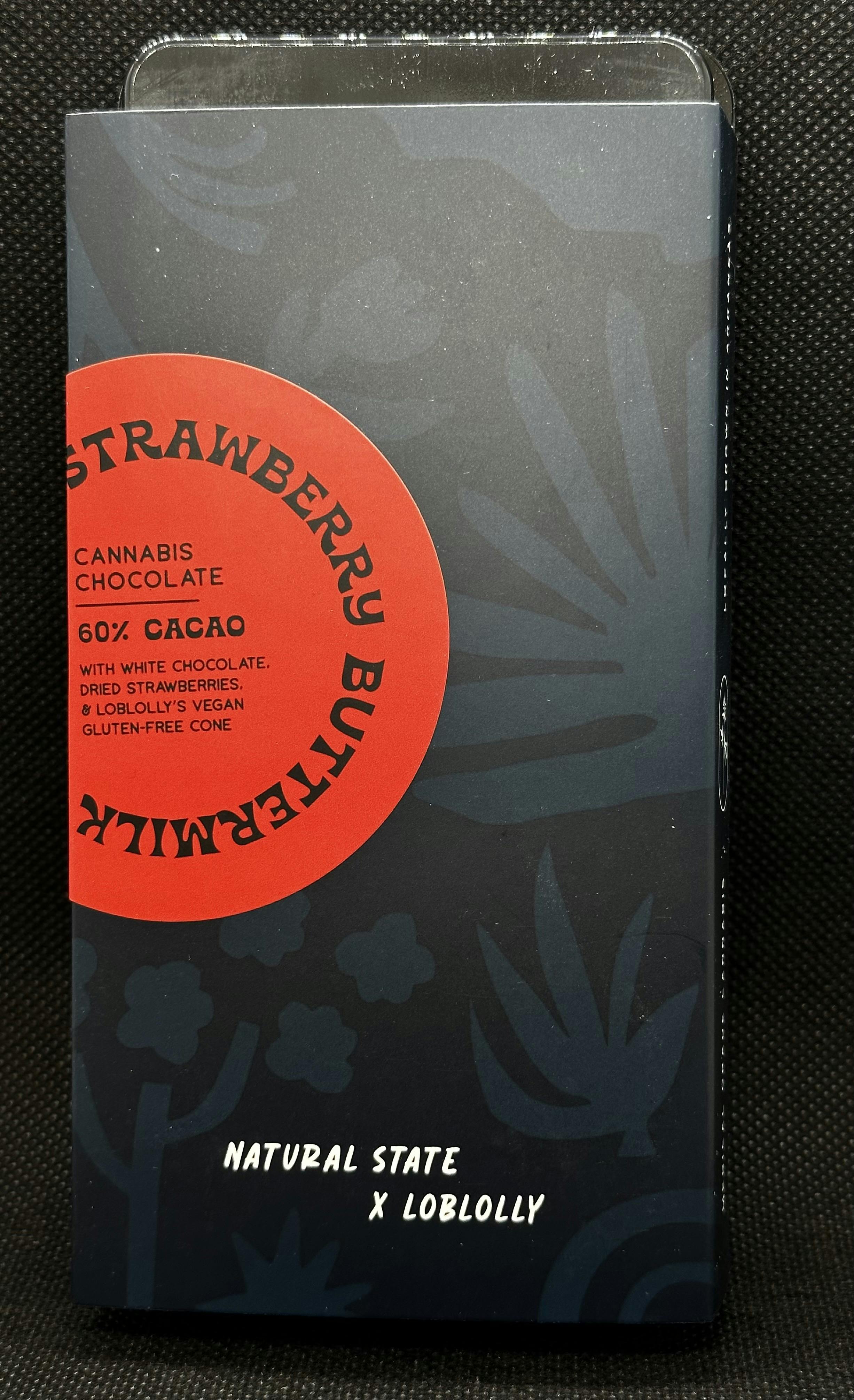 200mg Strawberry Buttermilk White Chocolate Bar- NSM *TAX INCLUDED*
