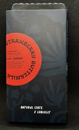200mg Strawberry Buttermilk White Chocolate Bar- NSM *TAX INCLUDED*