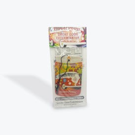 Flower Power smoke odor exterminator candle for the car/room