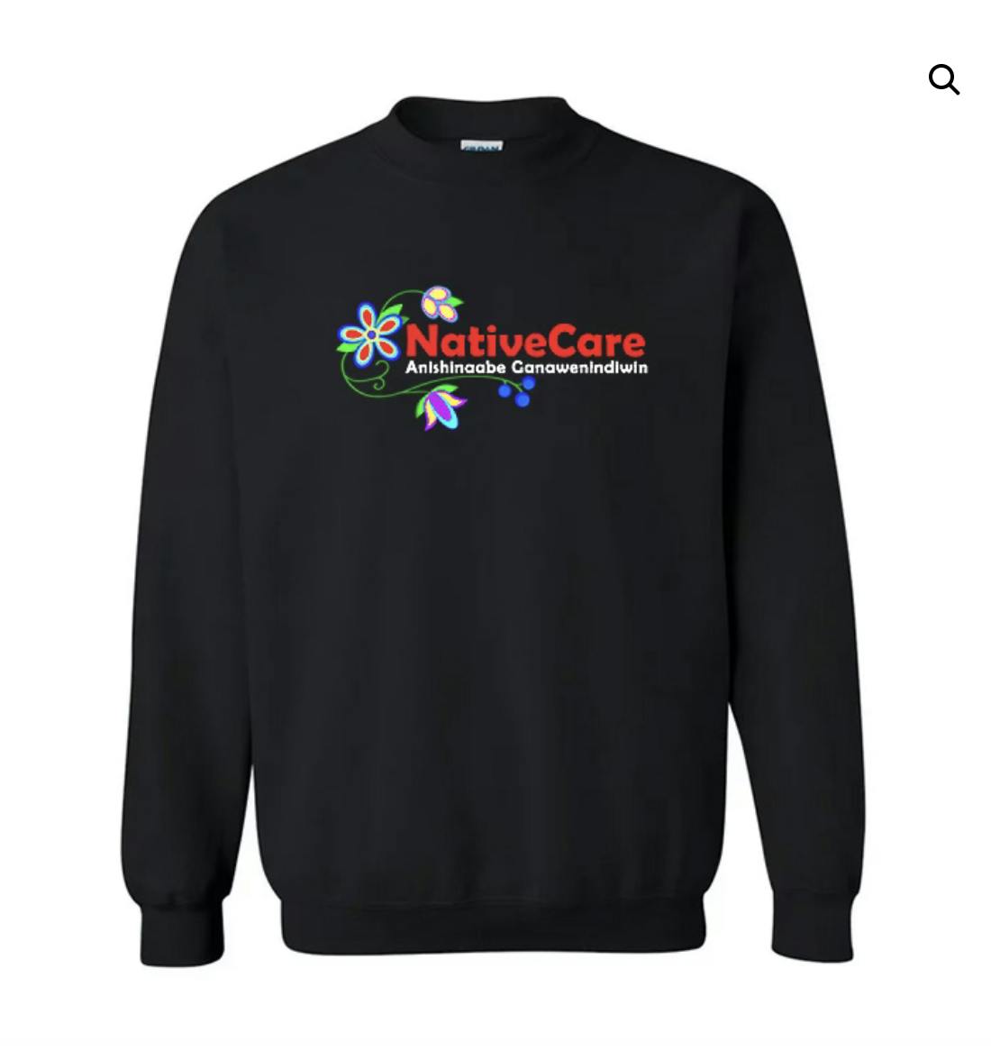 NativeCare | Black | Crewneck | LT