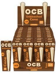OCB Unbleached 1 1/4 Cones -32 Pack