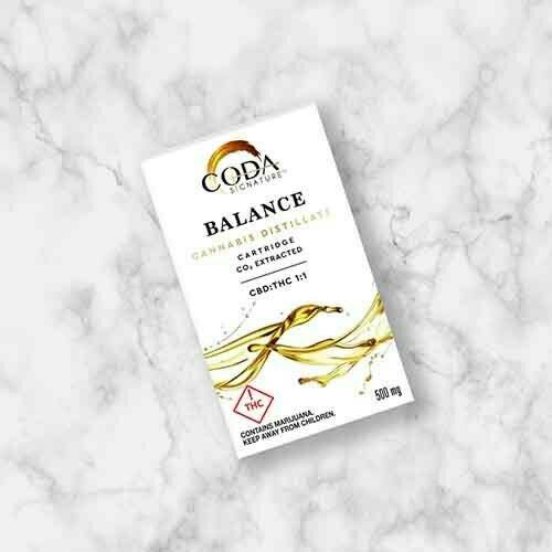Coda | 1:1 Balance Cartridge | 500mg