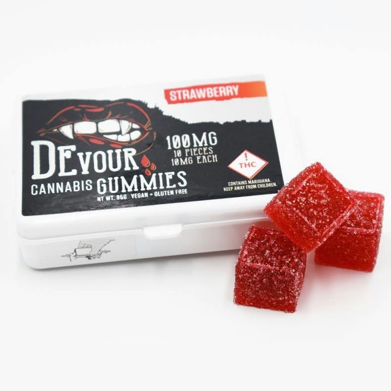 Devour | Strawberry Gummies | 100mg