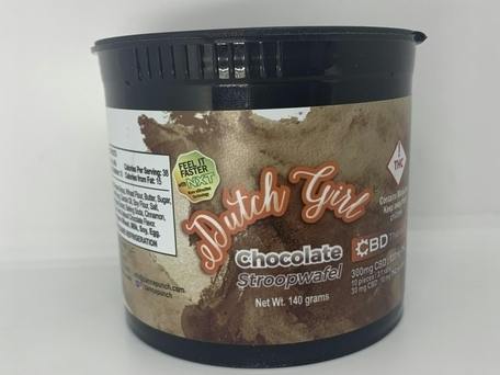 Dutch Girl | Chocolate Stroopwaffle 3:1 CBD/THC | 400mg
