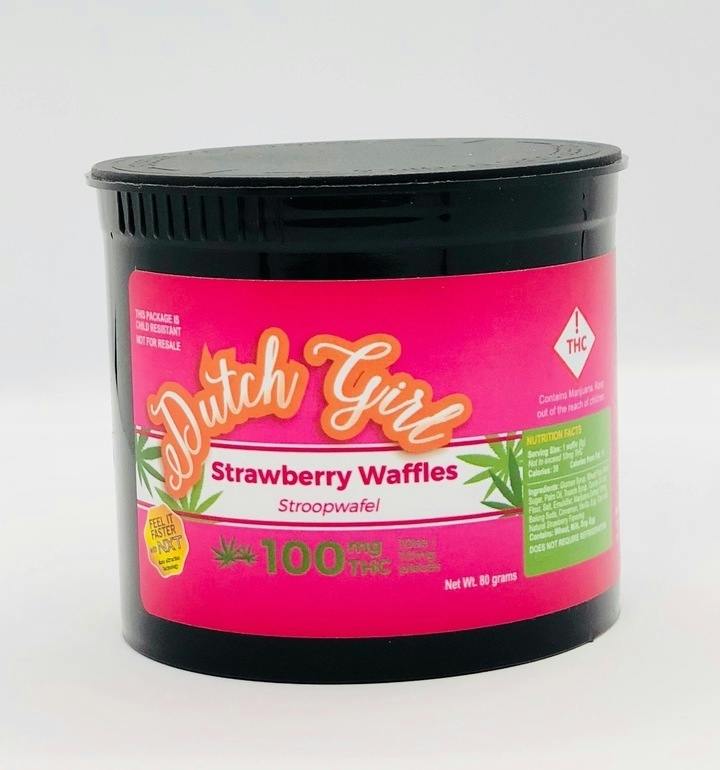 Dutch Girls | Strawberry Stroopwaffle | 100mg