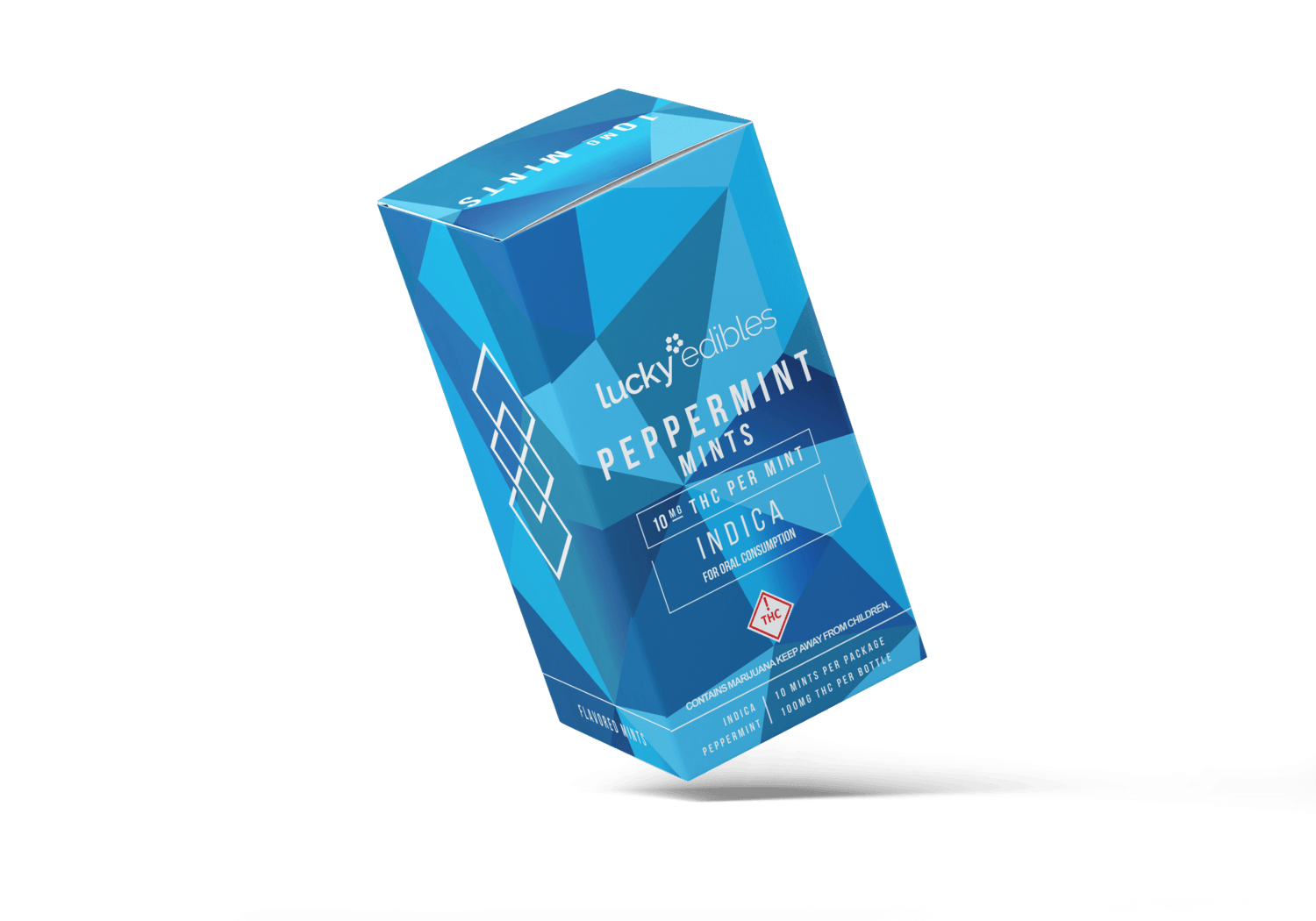 Lucky Edibles | Peppermint Mints | 100mg
