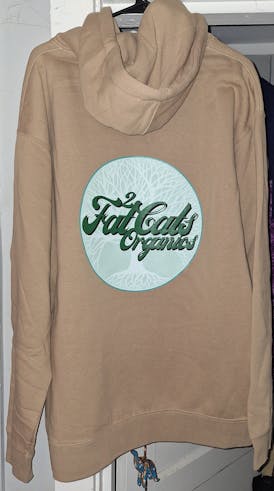 SANDSTONE (Size M) 2 Fat Cats Organics Hoodie