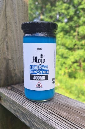 400mg BLUE RAZZ LEMONADE Full Spectrum Drink By MOJO MEDIBLES