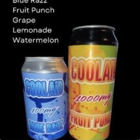 1,000mg NANO THC BLUE RAZZ COOLAID SELTZER By THE CHOCLIT FACTORY