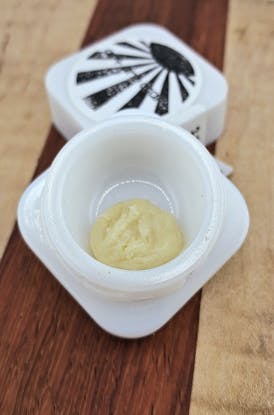 KARMA SOUR DIESEL BX4 #1 **Keeper Pheno** Live Hash Rosin By ART AND CRAFT CANNA