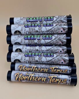 GRAPE GAS King Size Craft Indoor Pre Roll By NORTHERN TERPS