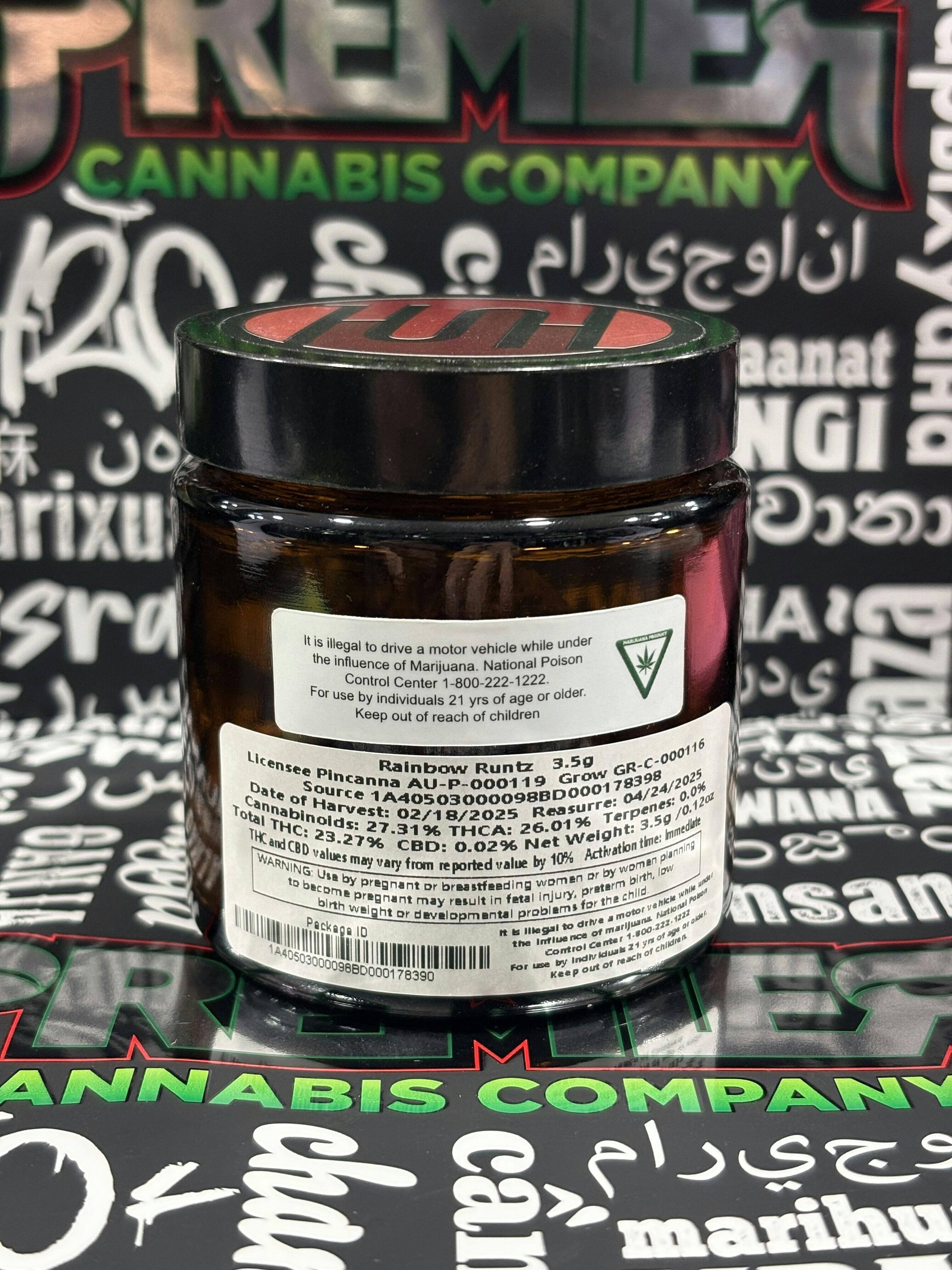 Head Stash Harvest Pre-Packaged 3.5g Rainbow Runtz