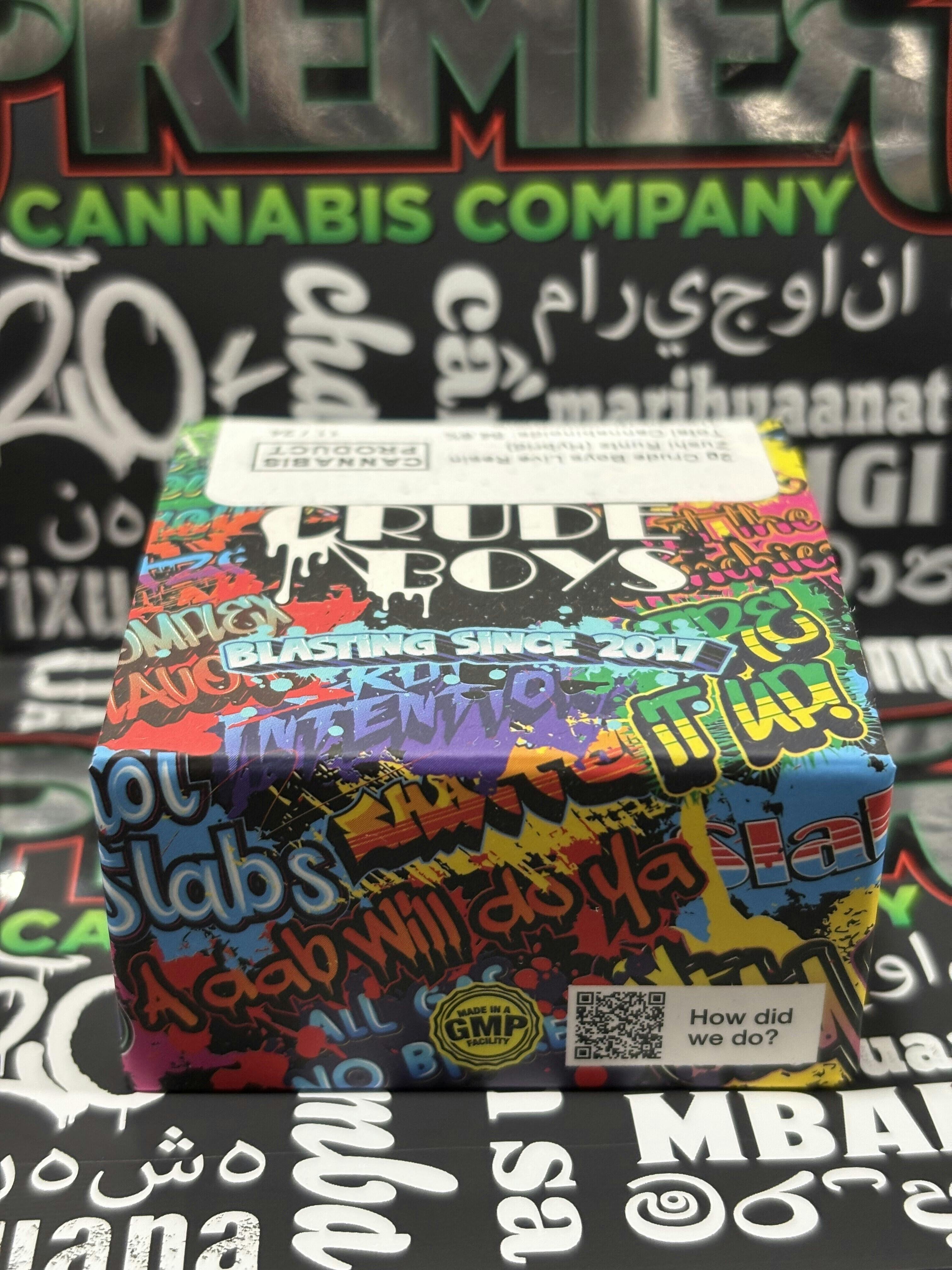 Crude Boys Concentrates | Zushie Runtz | Live Resin Sauce | 2g