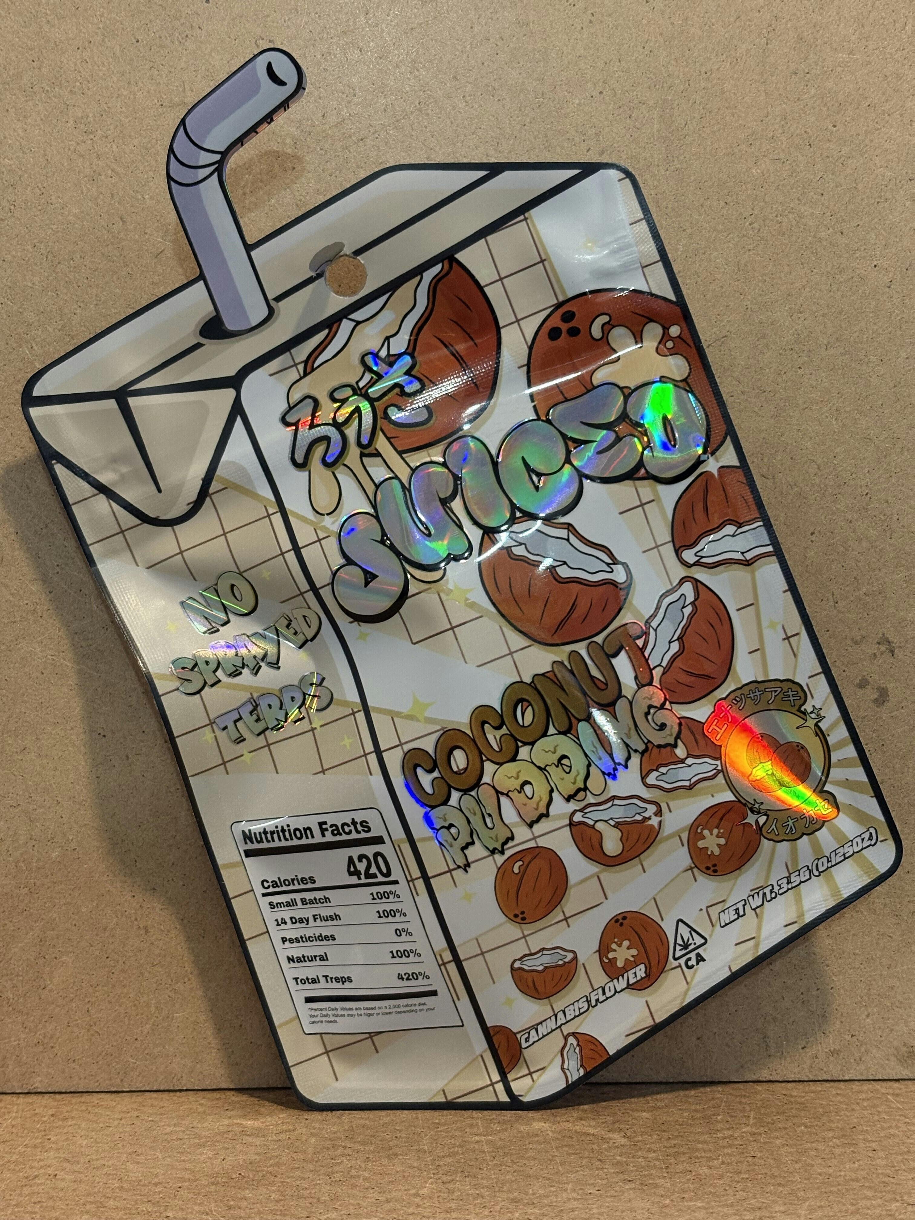 Juiced Pre-Packaged 3.5g Coconut Pudding