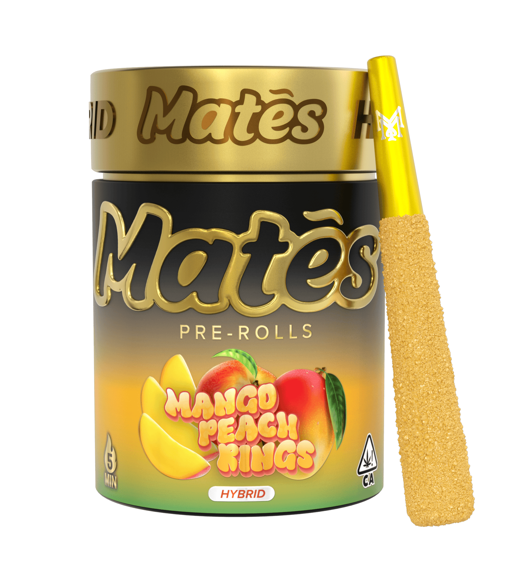 Mango Peach Rings | Infused Joints | 0.6g each | 5pk