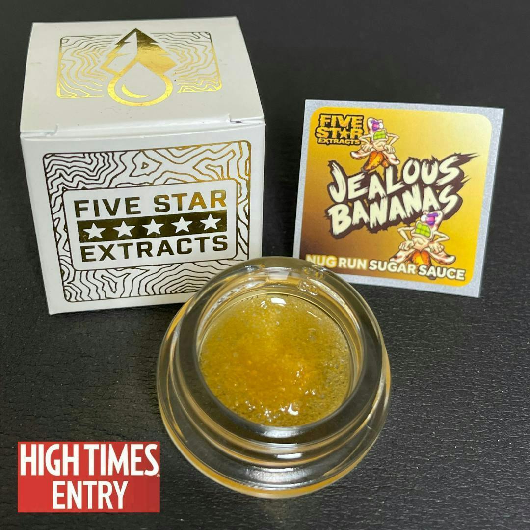 Five Star Extracts 1g Jealous Bananas Live Sugar Sauce