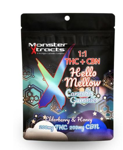 Monster Gummies 1:1 200mg Elderberry & Honey