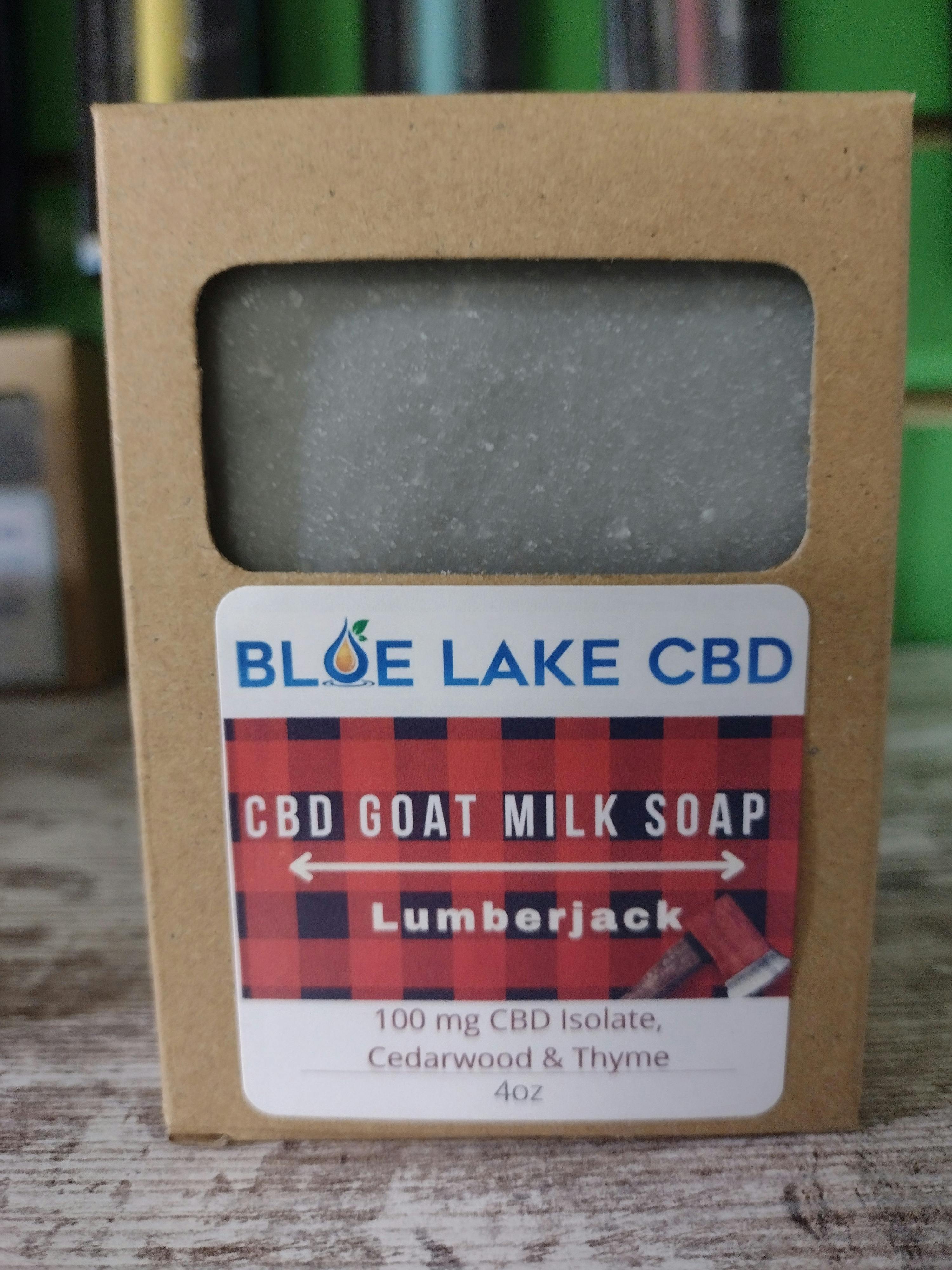 CBD Goat Milk Soap 4oz - Lumber Jack/Blue Lake CBD