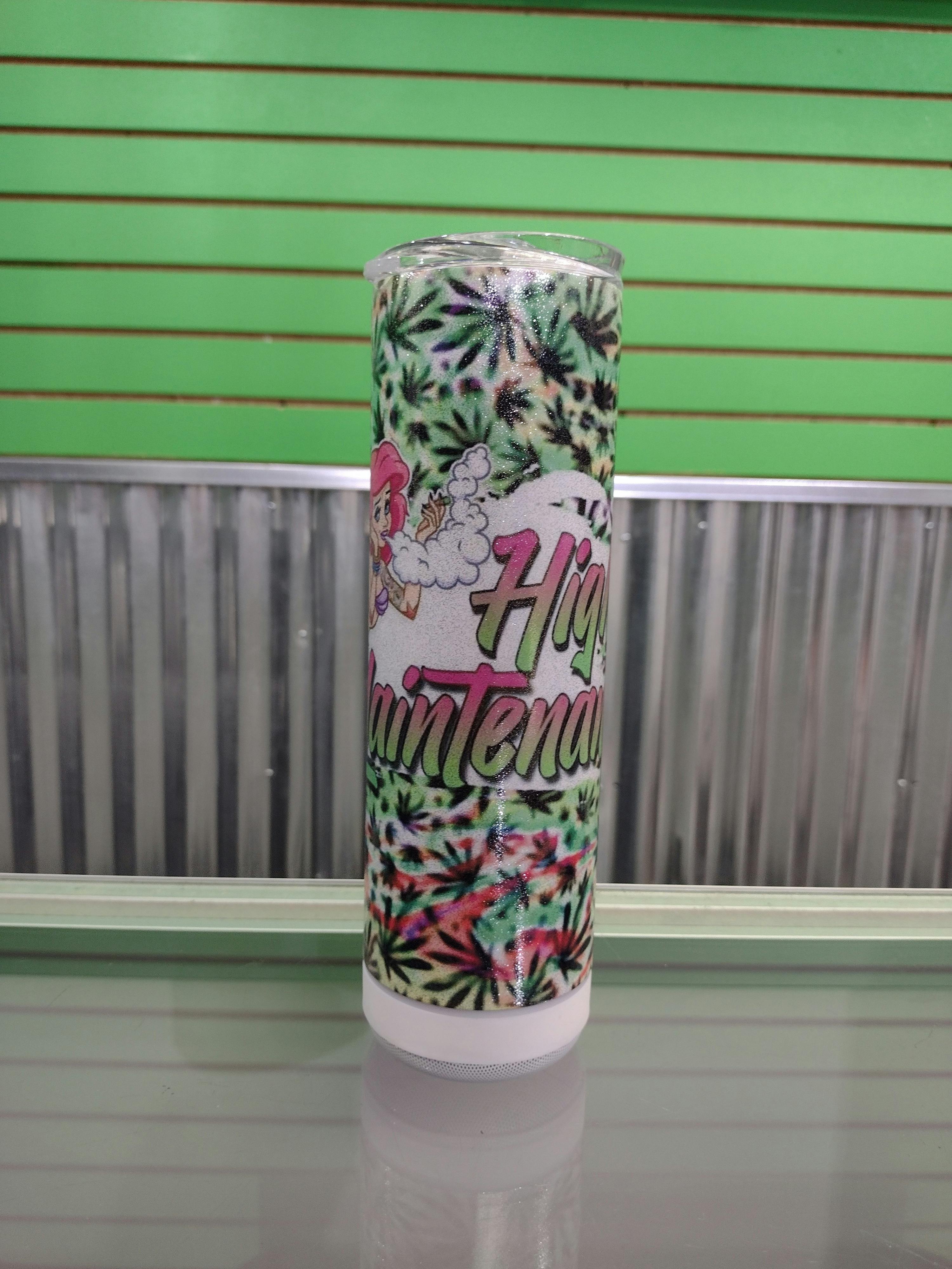 20oz Tumbler with Bluetooth Speaker - Ariel High Maintenance