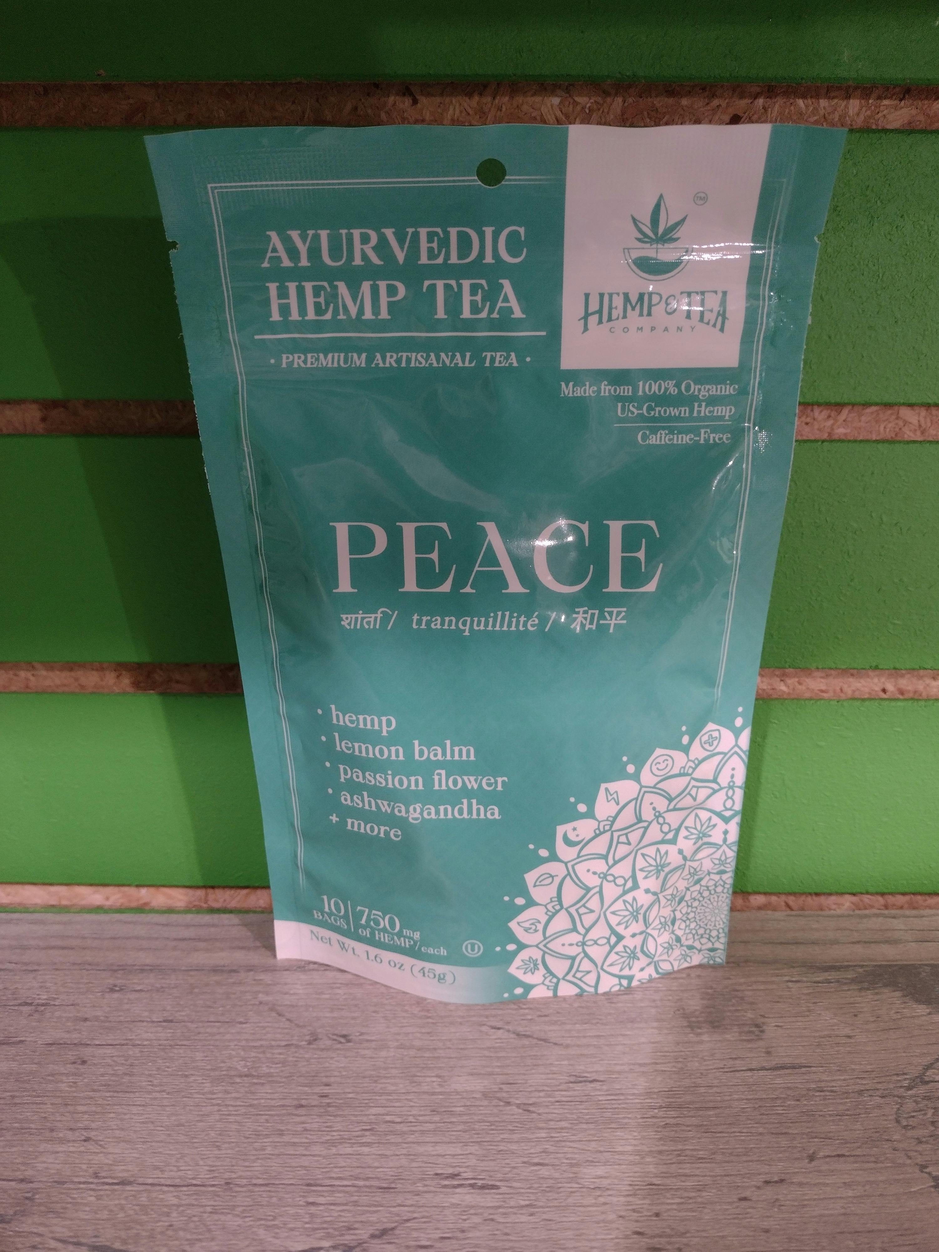 Ayurvedic Hemp Tea - PEACE/Hemp and Tea Company