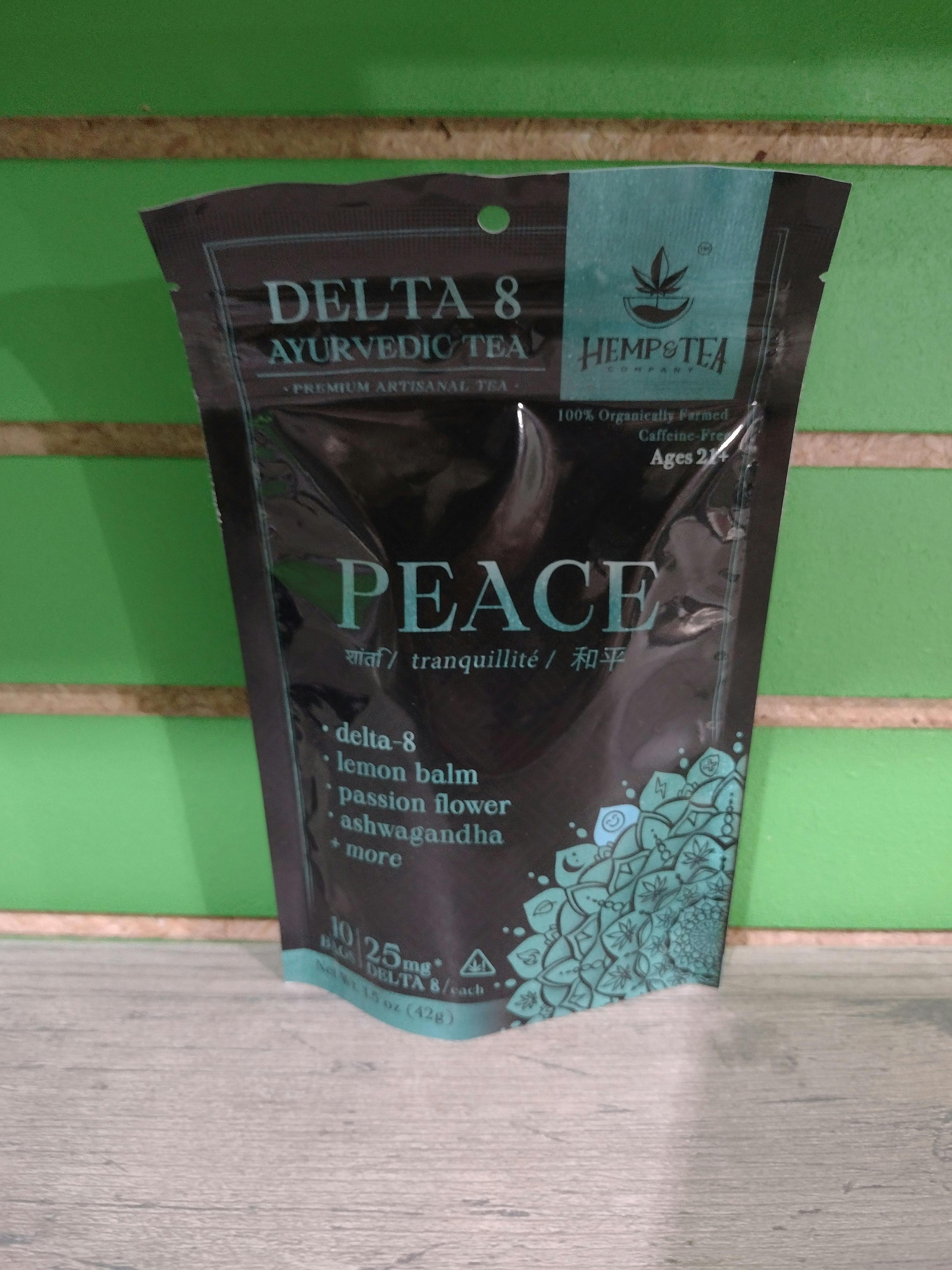 Ayurvedic Delta 8 Tea - PEACE/Hemp and Tea Company