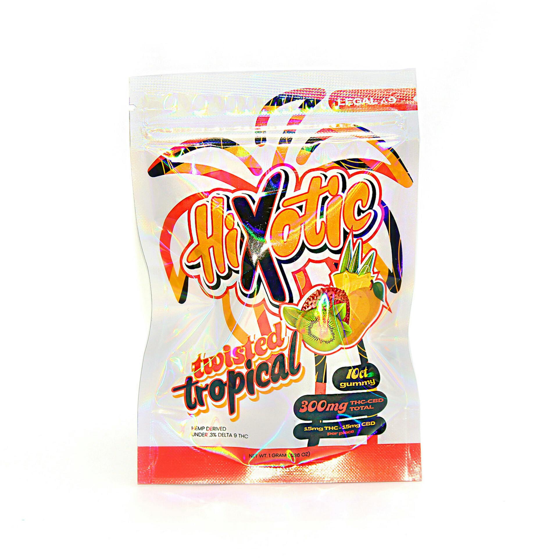 Delta 8 Tropical Twist Gummies/HiXotic