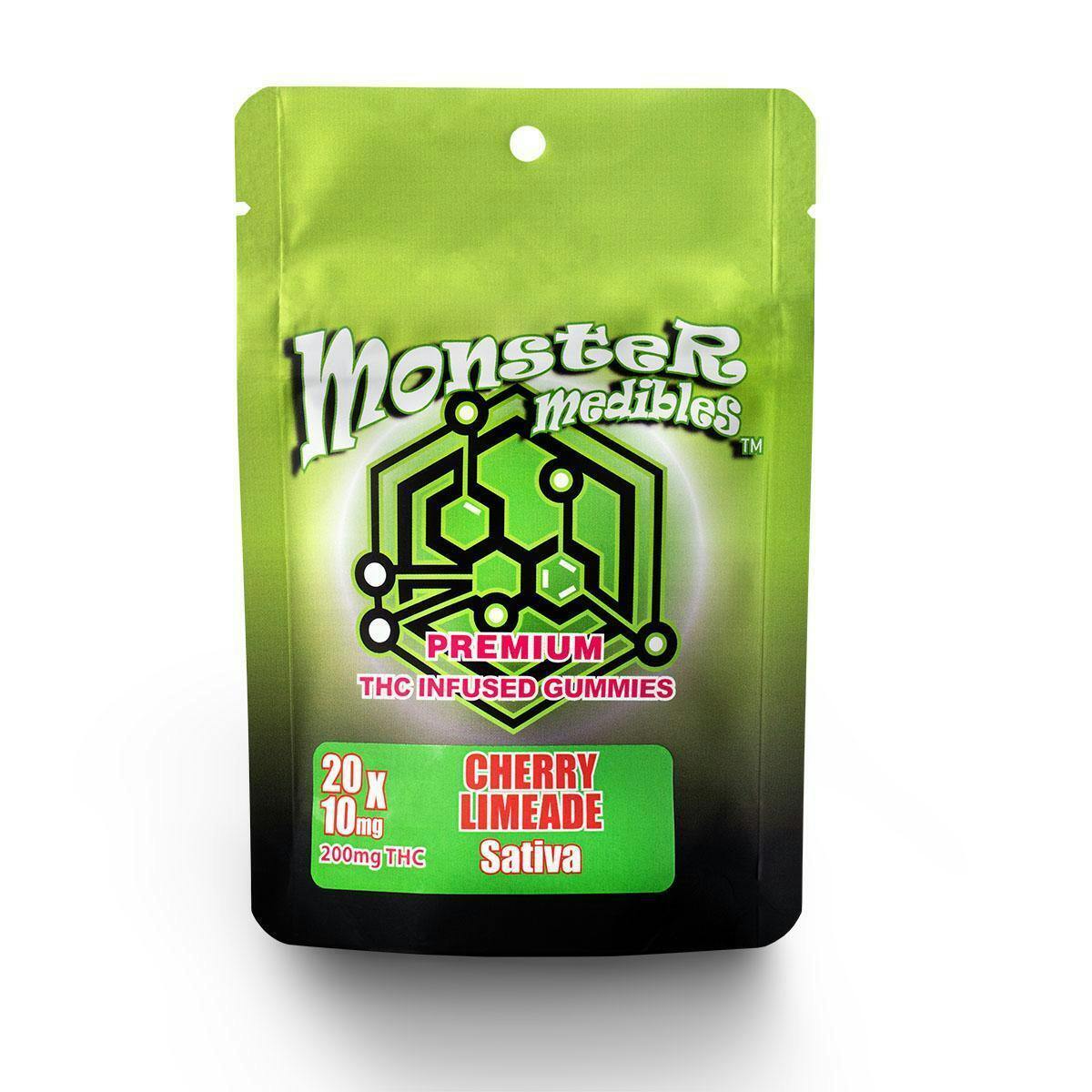 Cherry Limeade 200mg Gummies | Monster Xtracts