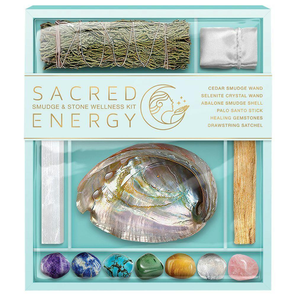 Sacred Energy Smudge and Stone Wellness Kit | AFG Distribution