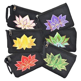 Tie-Dye Lotus Coin Pouch | Threadheads