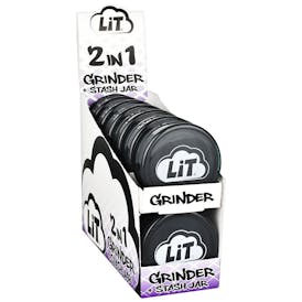 LiT 2-in-1 Acrylic Grinder & Stash Jar | AFG Distribution