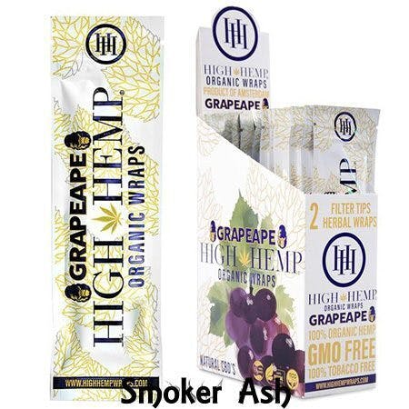 Papers High Hemp Wraps Grape Ape 2pk | Accessories