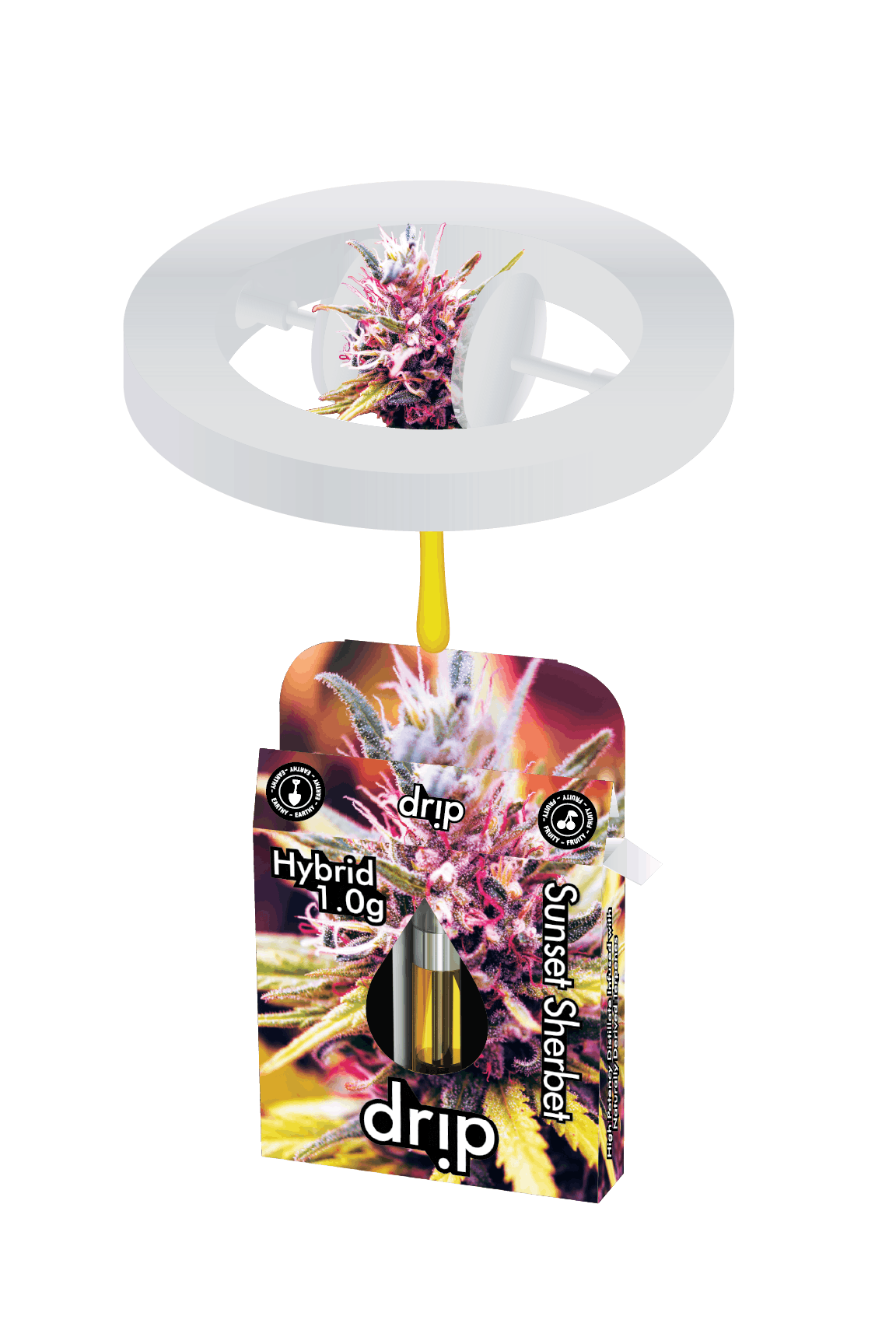 Sunset Sherbet | Cartridge | 1g by Drip Vapes