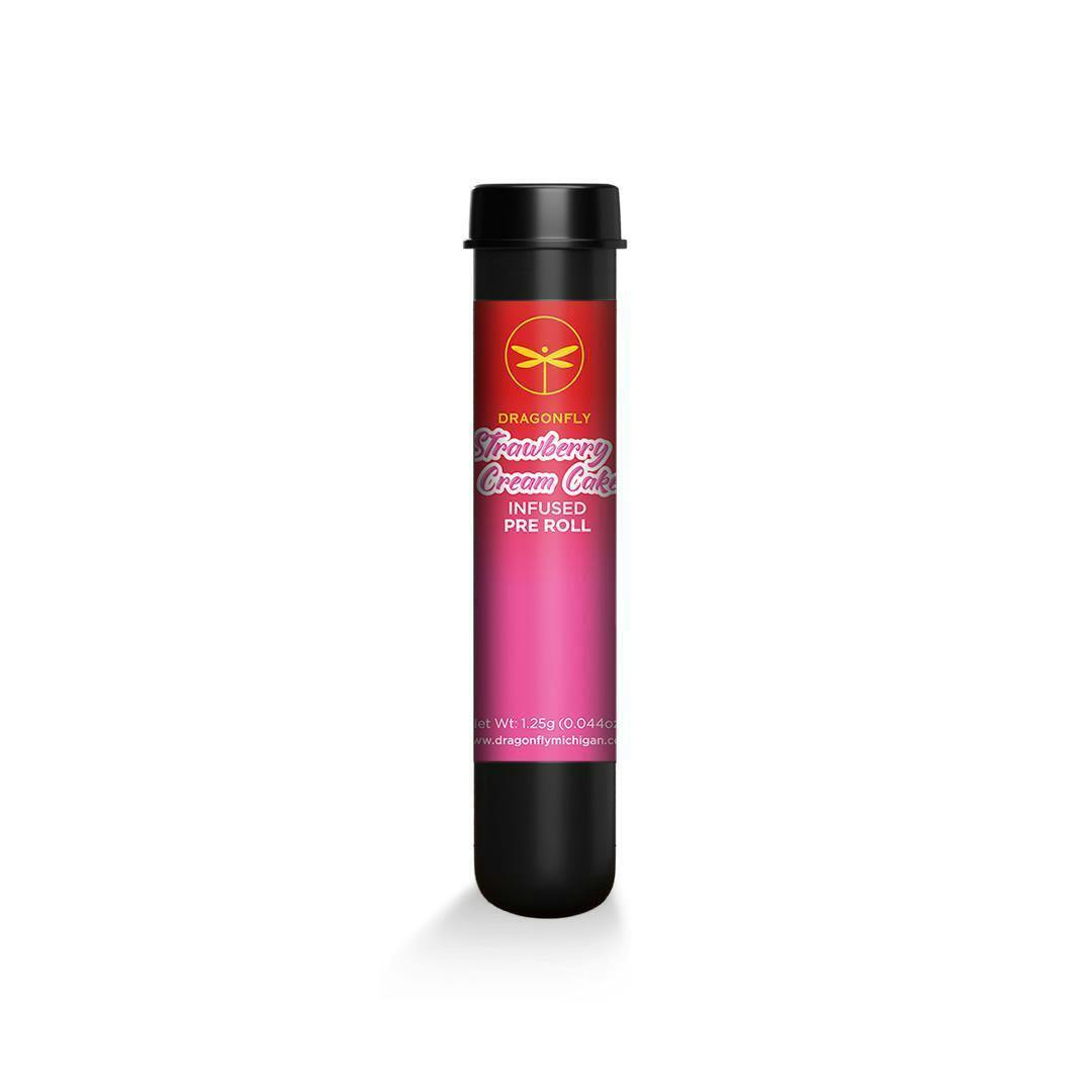 Dragonfly - Strawberry Cream Cake - 1.25g Pre Roll by Dragonfly