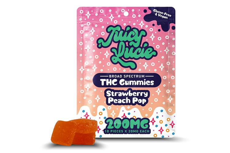 Strawberry Peach Pop | Gummies | 10pk | 20mg/ea