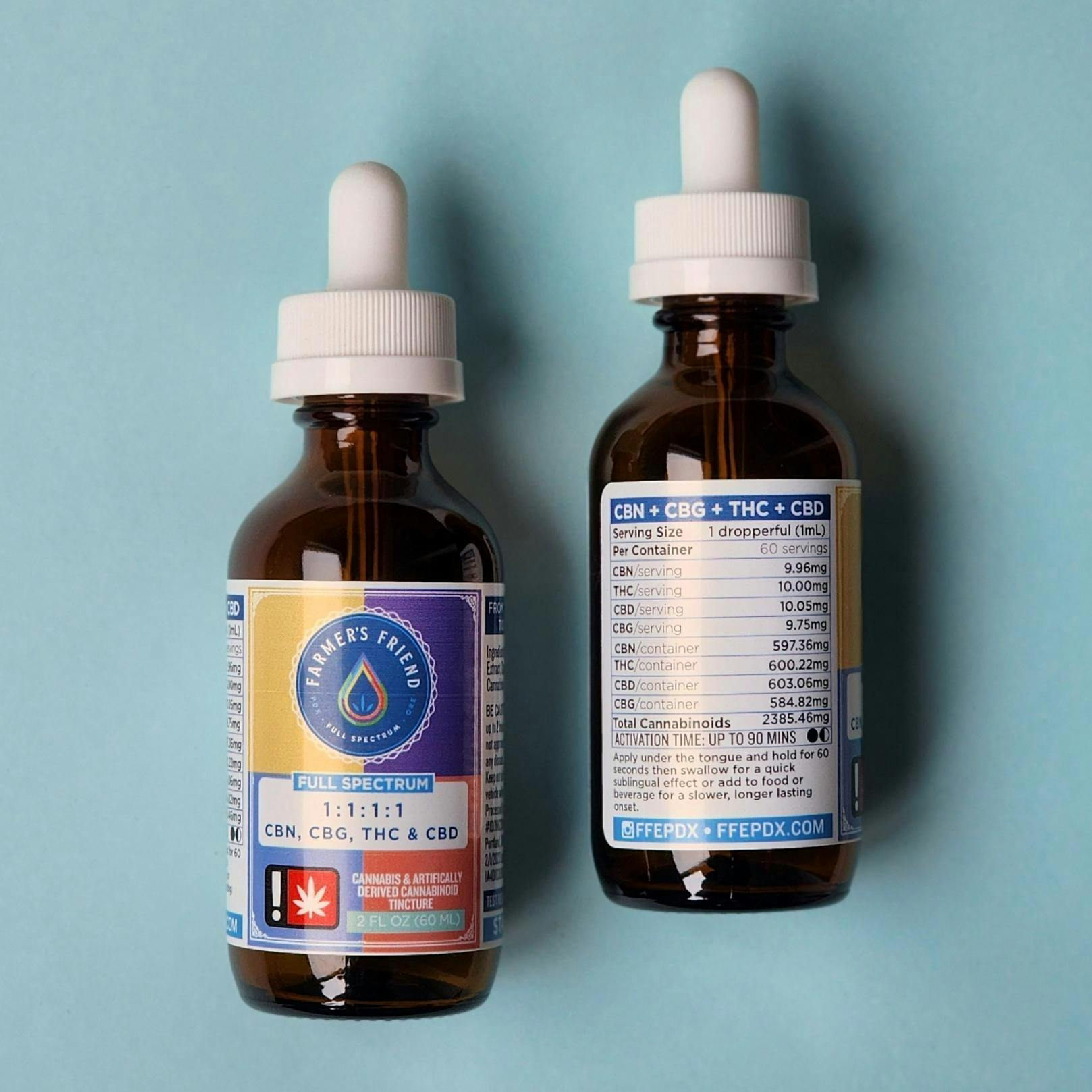 1:1:1:1 CBN:CBD:THC:CBG - Tincture 2,400mg | 2oz