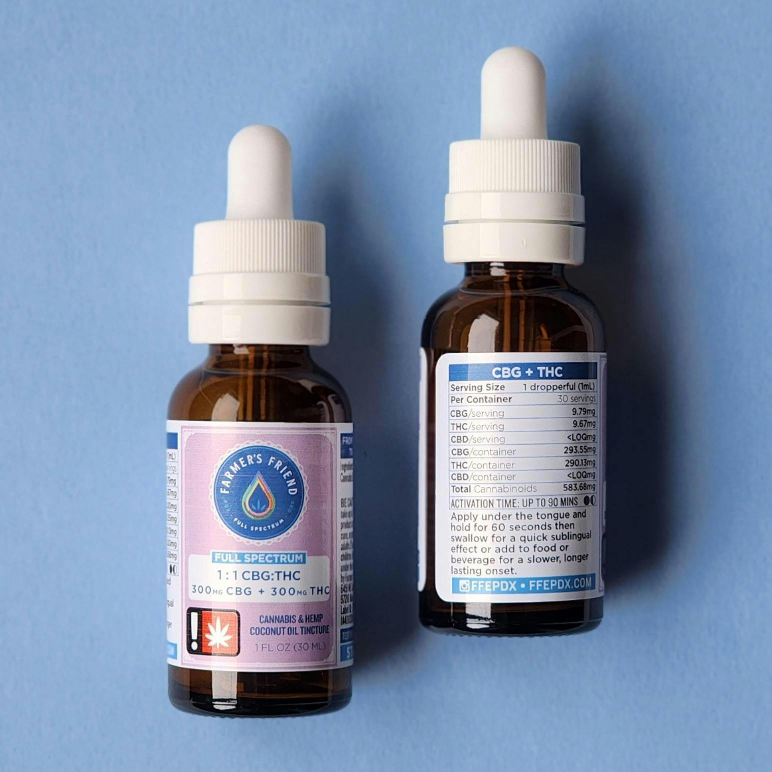 1:1 CBG:THC Tincture 1 oz