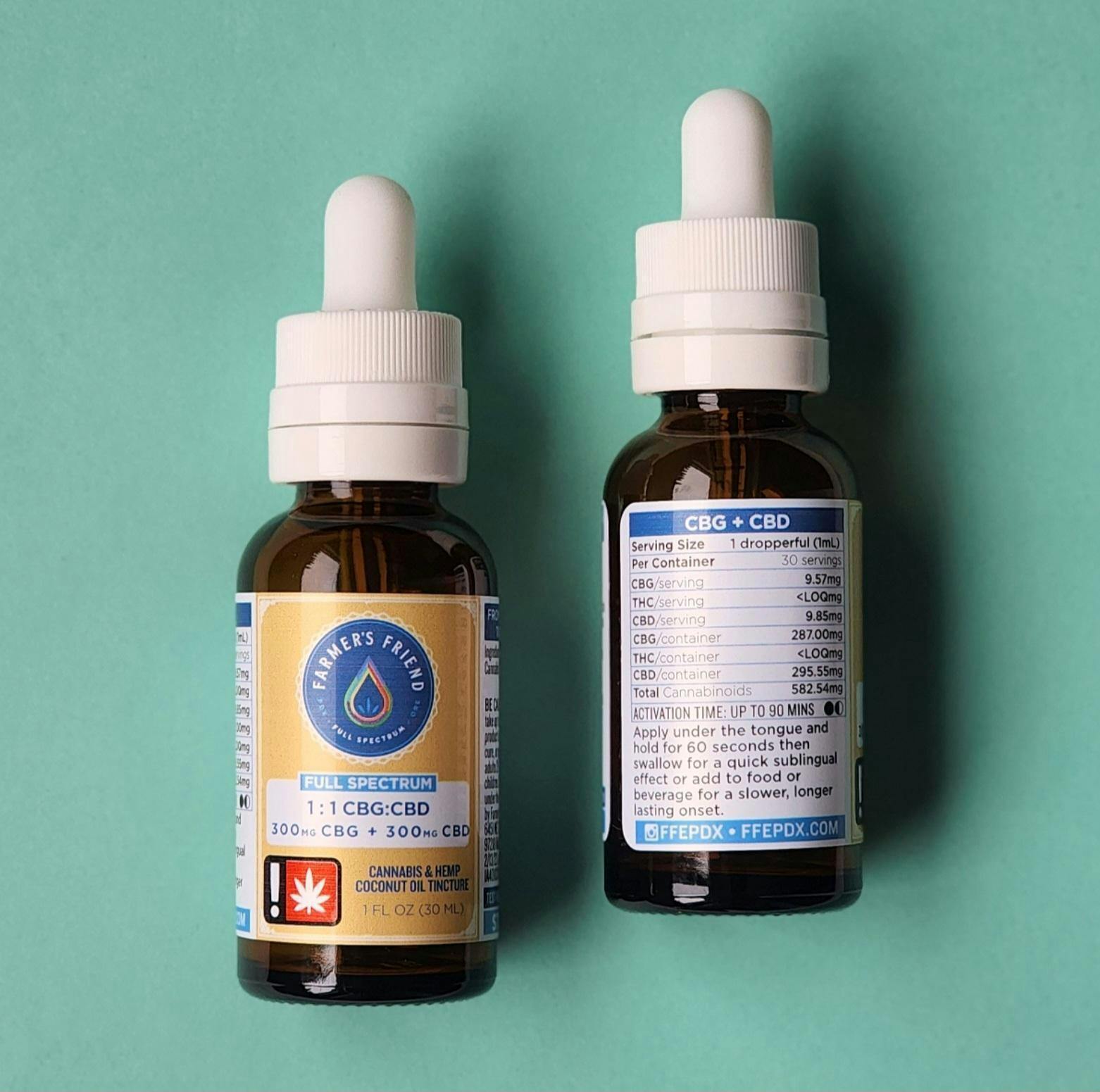 1:1 CBG:CBD - Tincture 600mg | 1oz