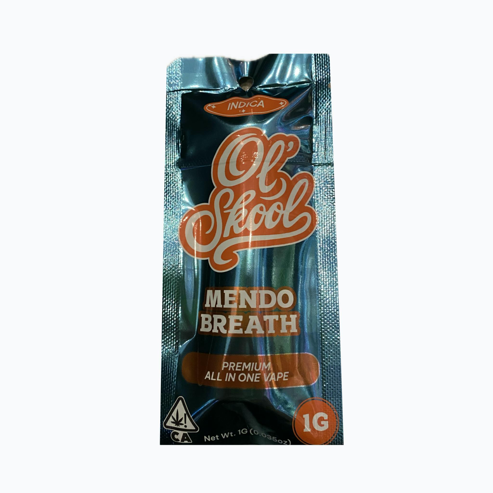 Ol' Skool | Mendo Breath | Indica | All In One | 1g