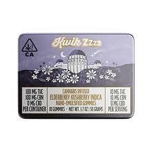 Kwik | Elderberry Kushberry | Indica | 1:1 | Nano-Emulsified Gummies | 200mg