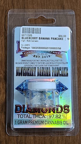 BLUEBERRY BANANA PANCAKE | 1G DIAMONDS