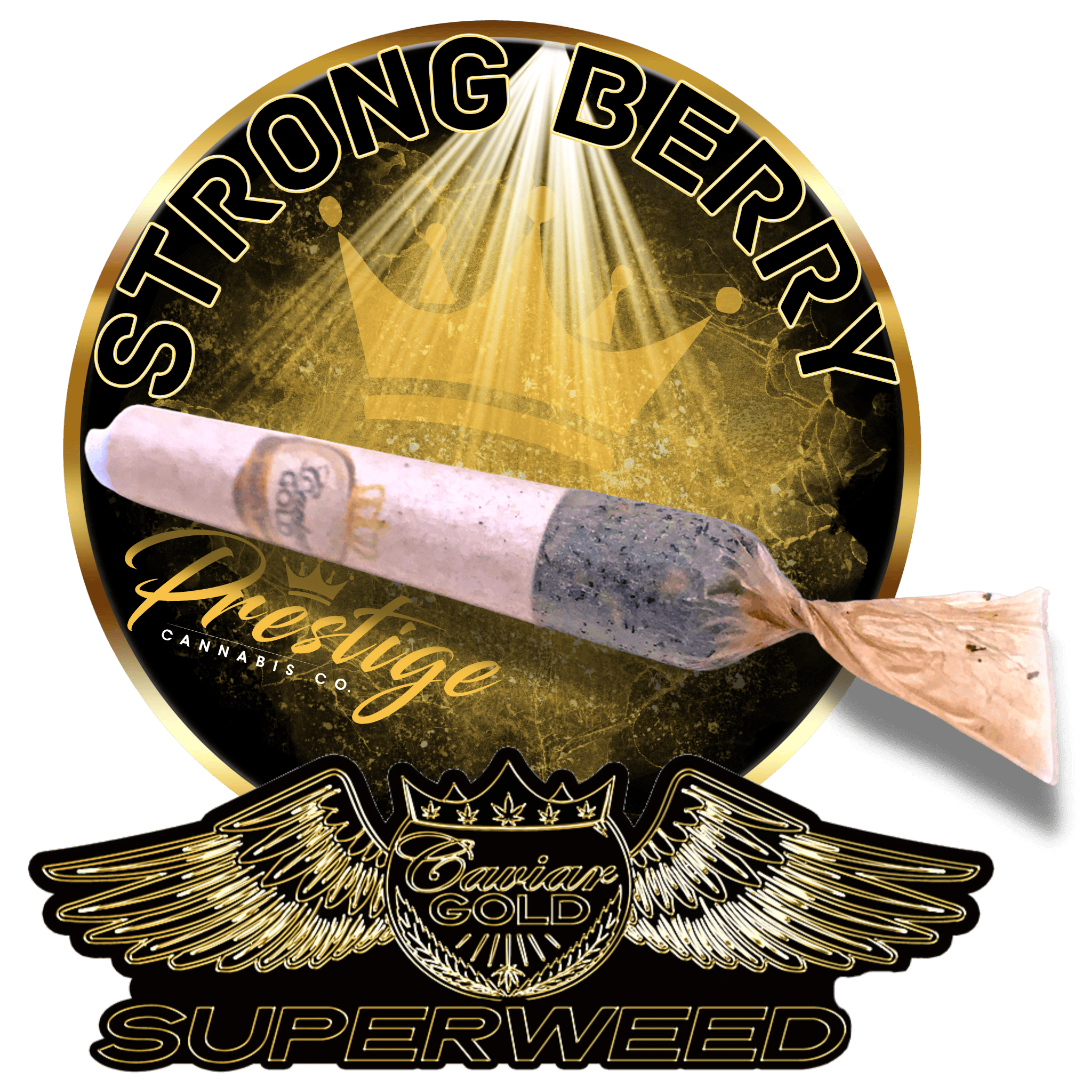 Lil Cavi | Strong Berry | Infused Mini Pre-Roll | 0.3g by Caviar Gold