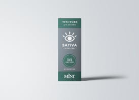 MINT CANNABIS FULL SPECTRUM TINCTURE | 1:1 THC:CBD - SATIVA (500MG THC/500MG CBD)