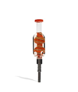 HONEY GLASS STRAW | WITH GLYCERIN - ORANGE