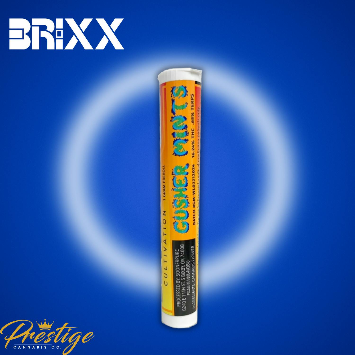 BRIXX - Gusher Mints - Non Infused 1g Preroll