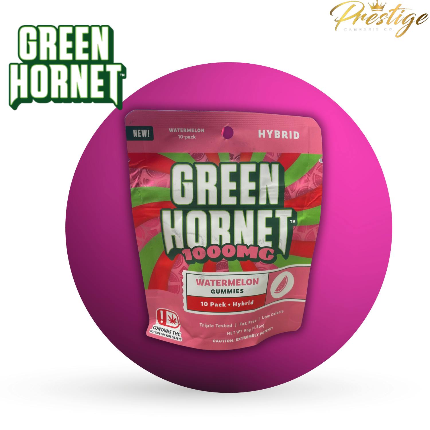 Watermelon Gummies | Gummies | 10pk | 100mg/ea